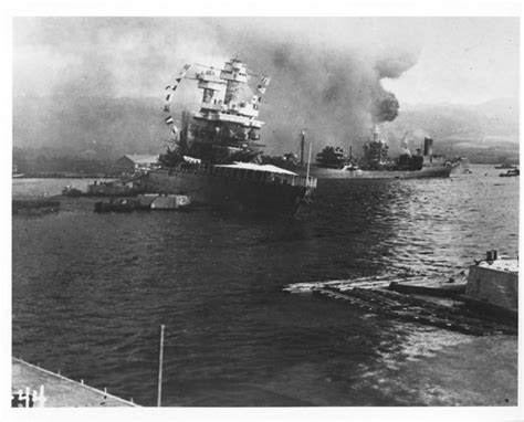 USS California after the attack